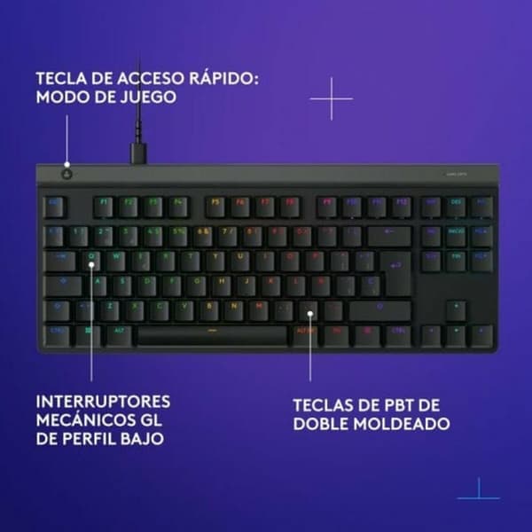 Tastatur og mus Logitech 920-012891 Sort Spansk qwerty