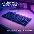Miniatyrbillede 10 af 11: Tastatur og mus Logitech 920-012891 Sort Spansk qwerty