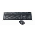 Miniatyrbillede 1 af 2: Tastatur og mus GEMBIRD KBS-WCH-03 Qwerty UK Sort Monochrome QWERTY Qwerty US