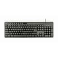 Miniatyrbild 3 av 8: Tangentbord och Mus GEMBIRD KBS-UM-04 Svart Svartvit QWERTY Qwerty US