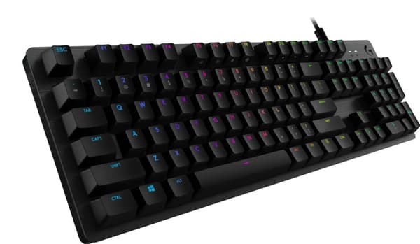 Logitech G512 Carbon – Mekaniskt Gamingtangentbord – Romer-G Linear – RGB – Nordisk Layout – USB-passthrough