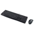Miniatyrbillede 4 af 11: Tastatur Logitech LGT-MK120-US Sort Hollandsk QWERTY