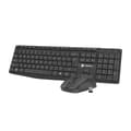 Miniatyrbillede 1 af 11: Tastatur og mus Natec NZB-1989 Sort QWERTY Qwerty US