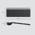 Miniatyrbillede 7 af 9: Tastatur og mus Logitech MK470 Grå Grafit Qwerty US