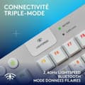 Miniatyrbillede 5 af 6: Tastatur Logitech G915 X Hvid Fransk AZERTY