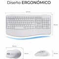 Miniatyrbillede 3 af 4: Tastatur og mus Subblim SUBKBC-DCOPW1 Hvid