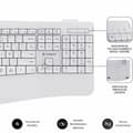 Miniatyrbillede 2 af 4: Tastatur og mus Subblim SUBKBC-DCOPW1 Hvid