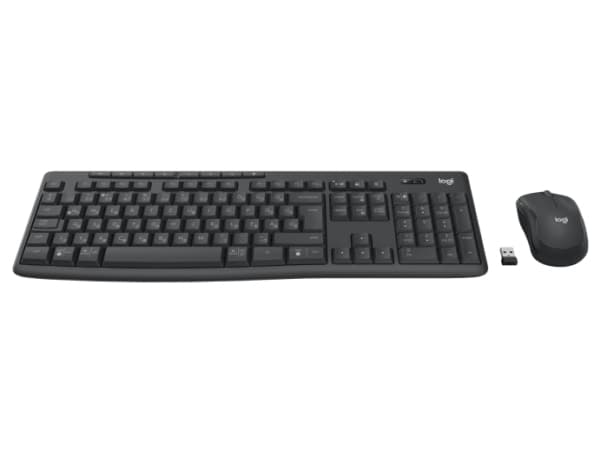 Logitech MK370 Combo for Business - Tastatur- og mussett - trådløs - Bluetooth LE - QWERTY - Portugisisk - grafitt