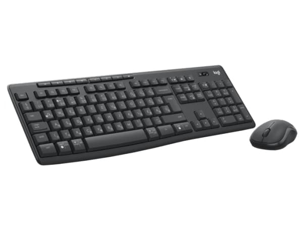 Logitech MK370 Combo for Business - Tastatur- og mussett - trådløs - Bluetooth LE - QWERTY - Portugisisk - grafitt