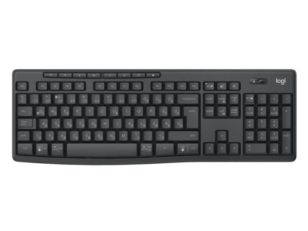 Logitech MK370 Combo for Business - Tastatur- og mussett - trådløs - Bluetooth LE - QWERTY - Portugisisk - grafitt