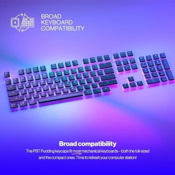 Tangentbordsknappar - ENDORFY - PBT Pudding - 104 tangenter - Hållbart PBT-material - US ANSI-layout
