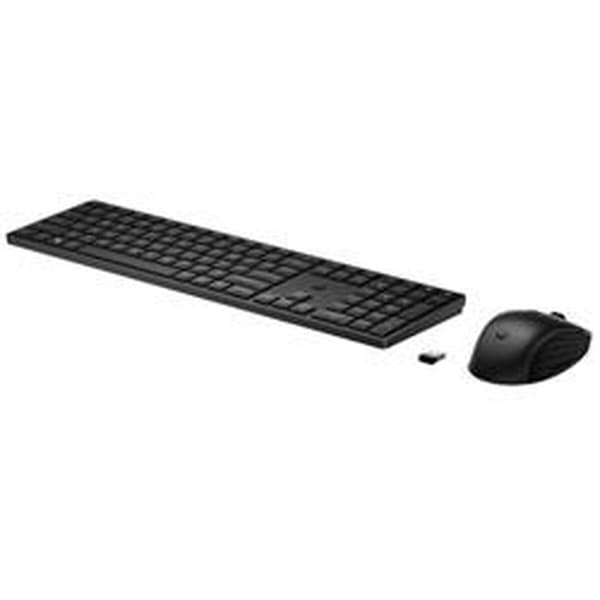 Trådlöst Tangentbord och Mus HP 655 Qwerty Spanska Svart
