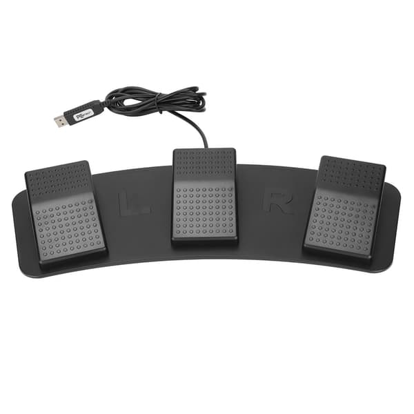 USB-pedal med trippelfotsomkopplare Multifunktionell mekanisk omkopplarpedal för att spela spelfabrikstestning