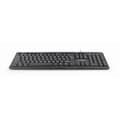 Miniatyrbillede 7 af 8: Tastatur GEMBIRD KB-U-103-RU Sort Monochrome Engelsk Russisk QWERTY