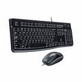 Miniatyrbillede 1 af 7: Tastatur og optisk mus Logitech Desktop MK120 Sort QWERTY Qwerty UK