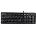 Miniatyrbillede 4 af 5: Tastatur A4 Tech KR-92 Sort Monochrome Engelsk QWERTY
