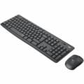 Miniatyrbillede 2 af 4: Tastatur og trådløs mus Logitech MK295 Fransk Sort Grå AZERTY