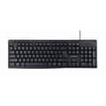 Miniatyrbillede 2 af 2: Tastatur GEMBIRD KB-UM-107 Qwerty US Sort