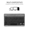 Miniatyrbillede 2 af 2: Tastatur Subblim SUB-KBT-SM0002 Grå Spansk qwerty