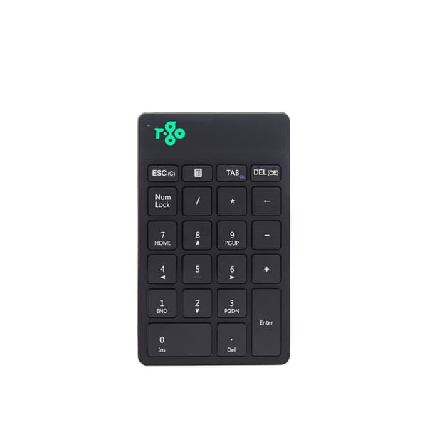 Tastatur og mus R-Go RGOCONMWLBL Sort