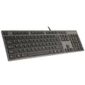 Miniatyrbillede 3 af 7: Tastatur A4 Tech KV-300H QWERTY Sort Grå Monochrome Sort/Grå