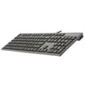 Miniatyrbillede 5 af 7: Tastatur A4 Tech KV-300H QWERTY Sort Grå Monochrome Sort/Grå
