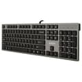 Miniatyrbillede 2 af 7: Tastatur A4 Tech KV-300H QWERTY Sort Grå Monochrome Sort/Grå