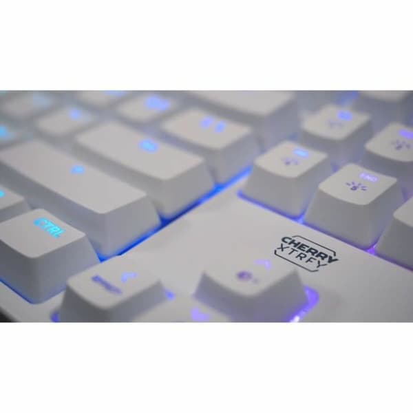 Tastatur og mus Cherry Hvid AZERTY