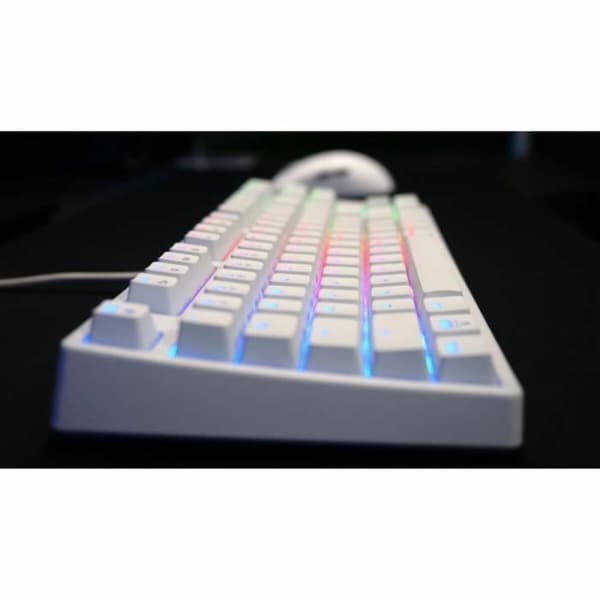 Tastatur og mus Cherry Hvid AZERTY
