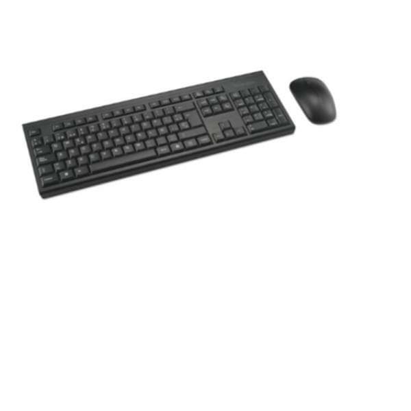 Tastatur og mus Kensington KM150 Sort Spansk qwerty