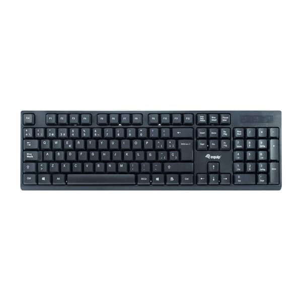 Tangentbord Equip 245221 Svart Qwerty Spanska spanska