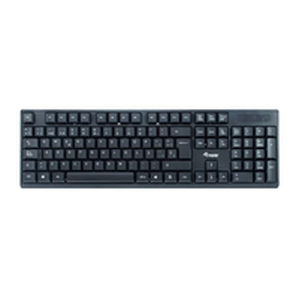 Tangentbord Equip 245221 Svart Qwerty Spanska spanska