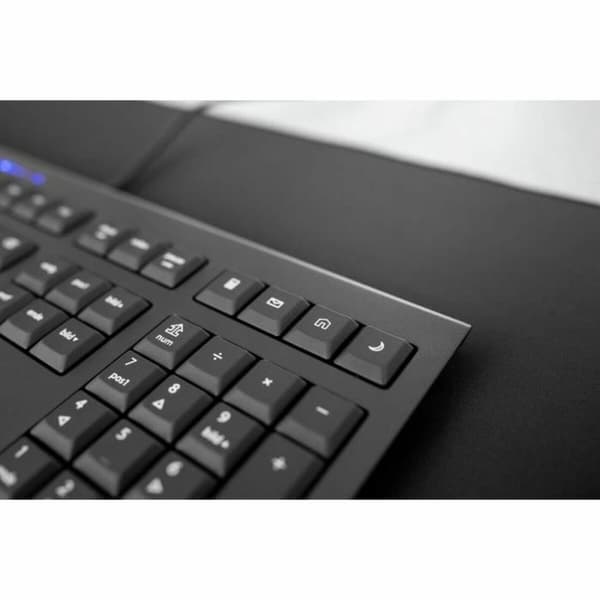 Fransk tastatur Cherry Spansk qwerty Sort