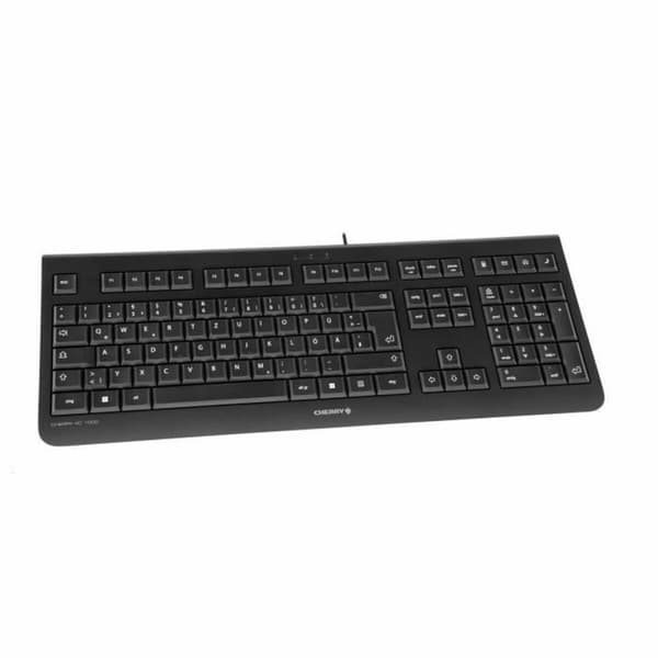 Fransk tastatur Cherry Spansk qwerty Sort