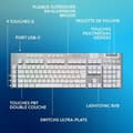 Miniatyrbillede 6 af 6: Trådløst tastatur Logitech G915 X Hvid AZERTY