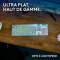 Miniatyrbillede 2 af 6: Trådløst tastatur Logitech G915 X Hvid AZERTY