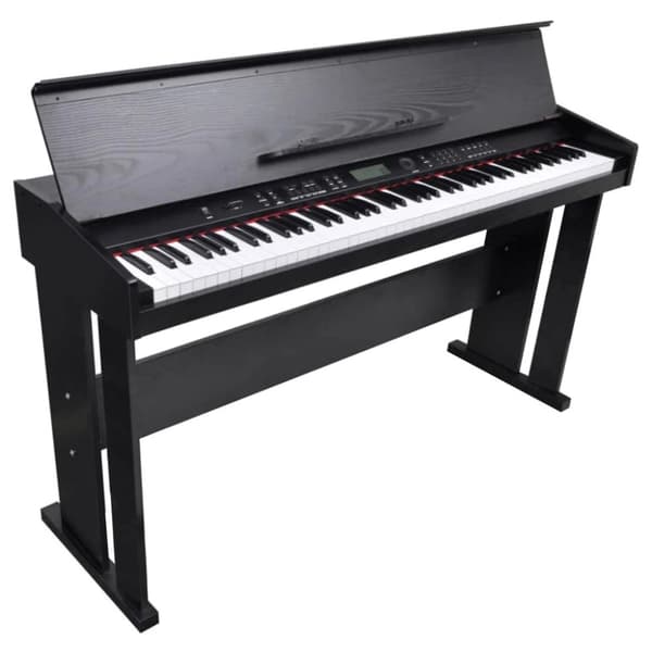 vidaXL Digitalpiano med 88 tangenter & notställ