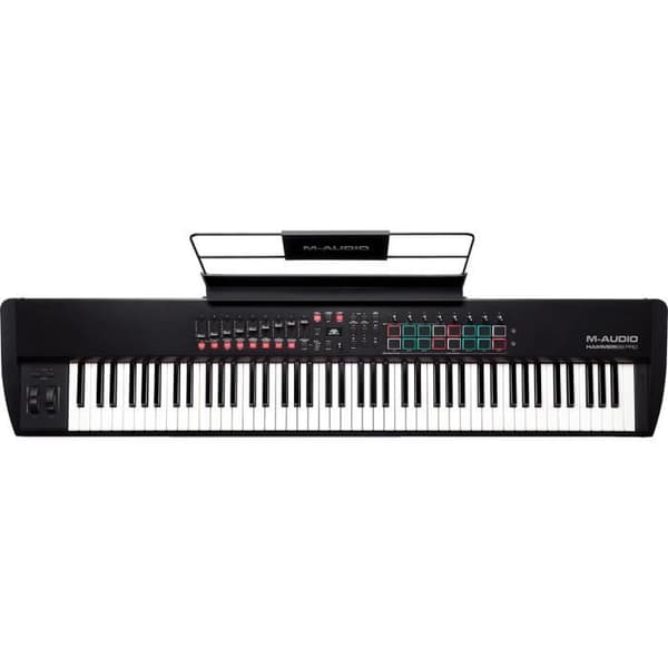 M-AUDIO KMD HAMMER88PRO - USB MIDI 88 toner kraftig beröring Graded Hammer Action, pads, faders