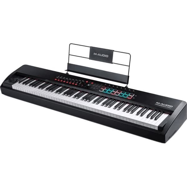 M-AUDIO KMD HAMMER88PRO - USB MIDI 88 toner kraftig beröring Graded Hammer Action, pads, faders