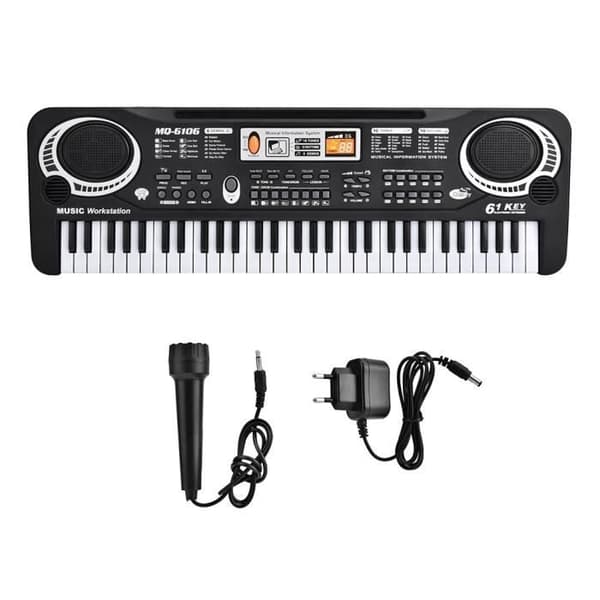 Elpiano - DUO - 61 digitaltangenter - ABS plast - med mikrofon
