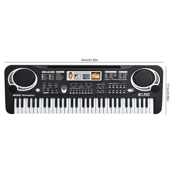Elpiano - DUO - 61 digitaltangenter - ABS plast - med mikrofon