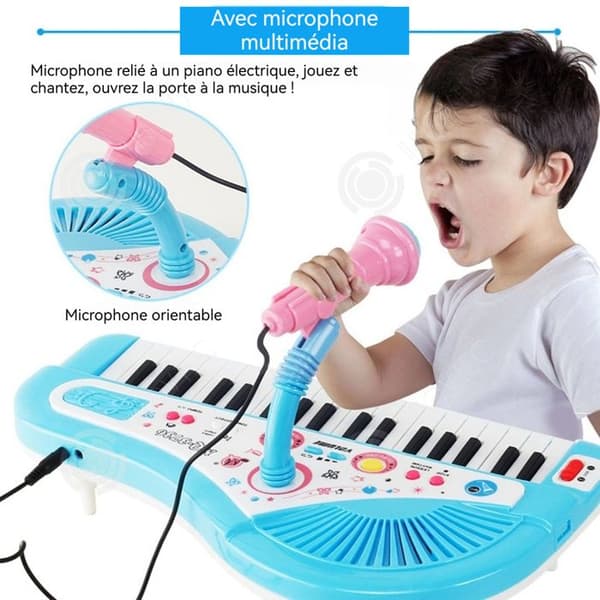 INN Piano för barn 20x35x19 cm 37 tangenter Batterier Portabla Utbildningsleksaker Semesterpresenter för barn piano keyboard