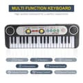 Miniatyrbild 4 av 9: OBOSOE 37 Key Piano Keyboard Elektroniskt tangentbord Piano med mikrofon 24 Demos 3 Timbres Plast Musikinstrument leksak