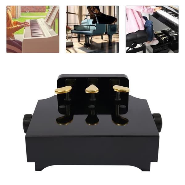 Säädettävä piano-pedalilaajennus, sopii 4-12-vuotiaille, liukumaton muotoilu, ympäristöystävälliset materiaalit