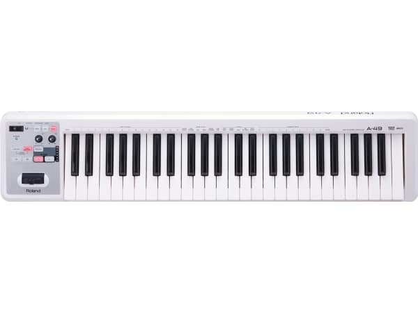 Roland A-49, 49 taster, Knapper, Rotasjon, USB, 836 mm, 182 mm, 84 mm