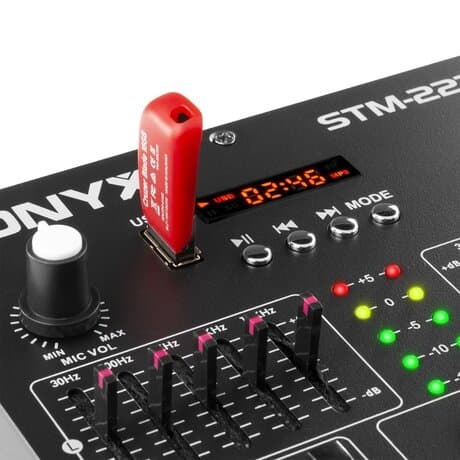 Vonyx STM-2270 Mixer 4kanaler/eff/USB/MP3/BT