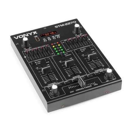 Vonyx STM-2270 Mixer 4kanaler/eff/USB/MP3/BT