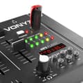 Miniatyrbild 4 av 6: SkyTec- Vonyx STM-3020B 4 kanaler, USB/SD mixer svart