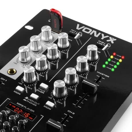 Vonyx STM-2300 Mixer 2 kanaler, MP3