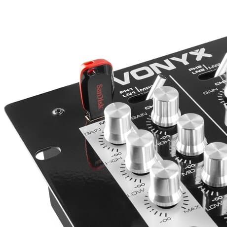 Vonyx STM-2300 Mixer 2 kanaler, MP3